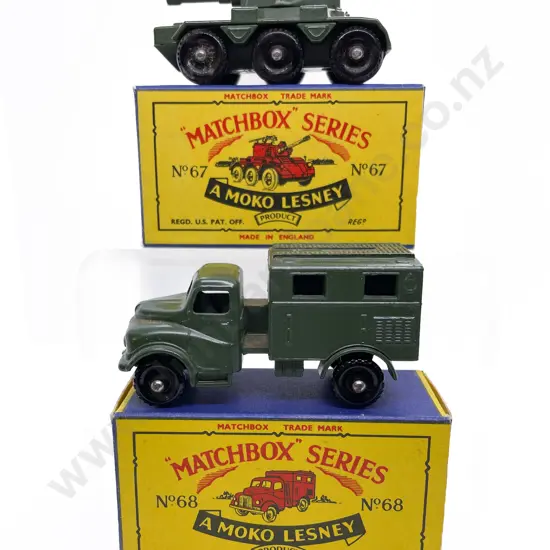 Two Matchbox Series A Moko Lesney Boxed Models