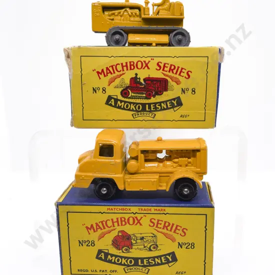 Two Matchbox Series A Moko Lesney Boxed Models