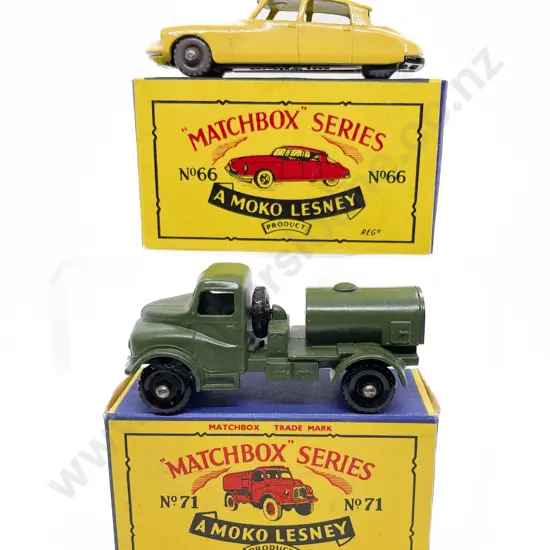 Two Matchbox Series A Moko Lesney Boxed Models