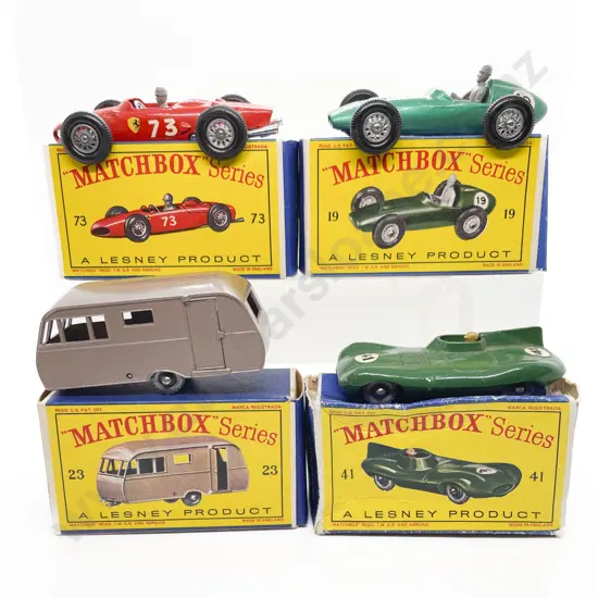 Four Boxed Matchbox Early Issue 1-75 Models