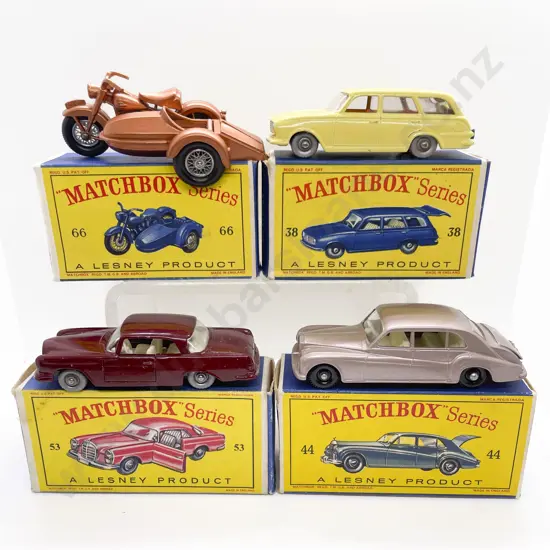 Four Boxed Matchbox Early Issue 1-75 Models
