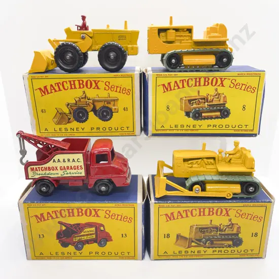 Four Boxed Matchbox Early Issue 1-75 Models