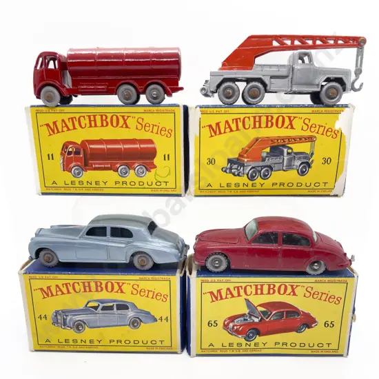Four Boxed Matchbox Early Issue 1-75 Models