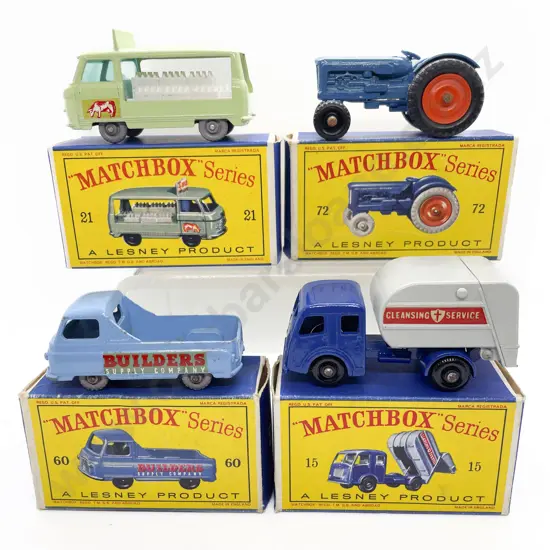 Four Boxed Matchbox Early Issue 1-75 Models