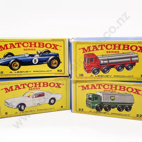Four Boxed Matchbox Early Issue 1-75 Models