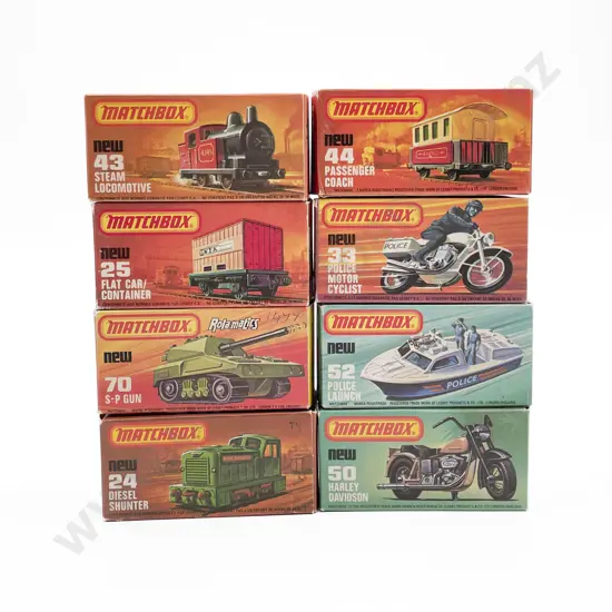 8 Boxed Matchbox 1-75 Superfast Models 70