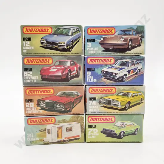 Eight Boxed Matchbox 1-75 Superfast Models