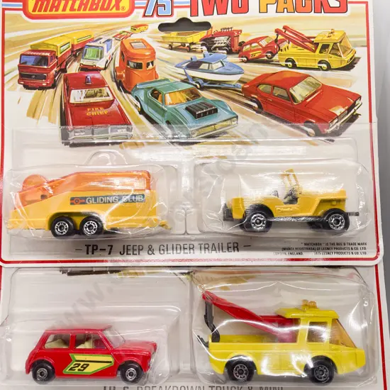 Two Matchbox 75 "Two" Packs