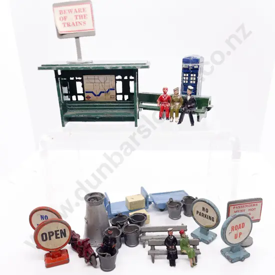 Collection Mixed Manufacture Diecast Road Side Accessories