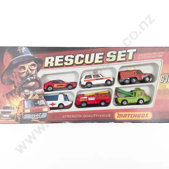 Matchbox C1975 Boxed Gift Set G-12 Rescue Set