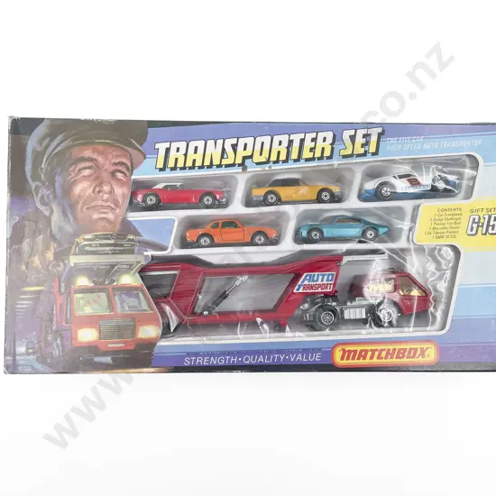 Matchbox C1975 Boxed Gift Set G-15 Transporter Set