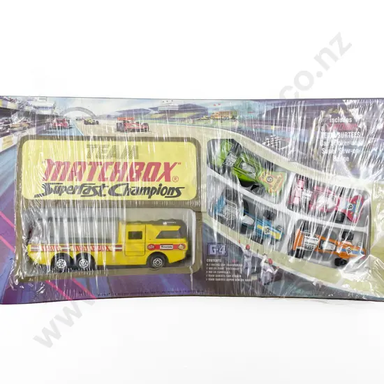 Matchbox C1973 Boxed Gift Set G-4 Team Matchbox Superfast Champions