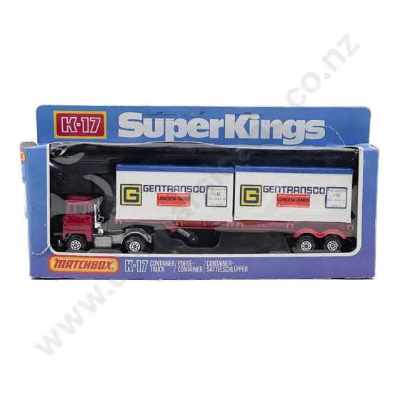 Matchbox Boxed Super King K-17 Scammell Crusader Container Truck