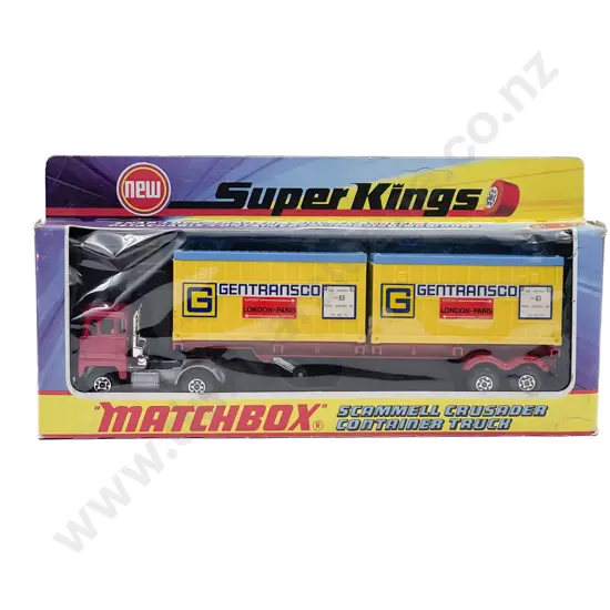Matchbox Boxed Super King K-17 Scammell Crusader Container Truck
