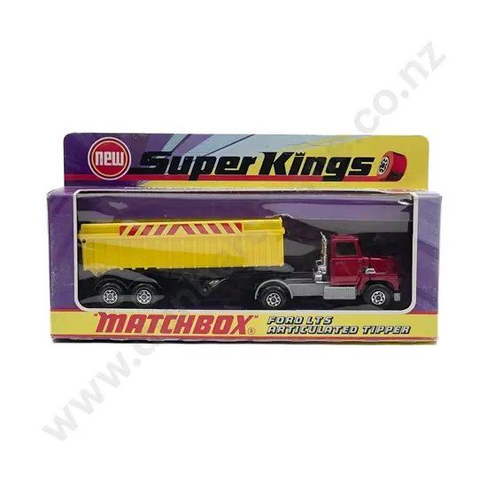 Matchbox Boxed Super King K-18 Ford LTS Articulated Tipper