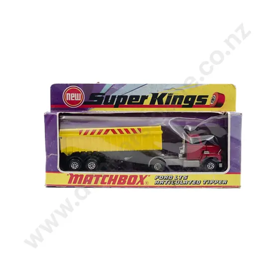 Matchbox Boxed Super King K-18 Ford LTS Articulated Tipper