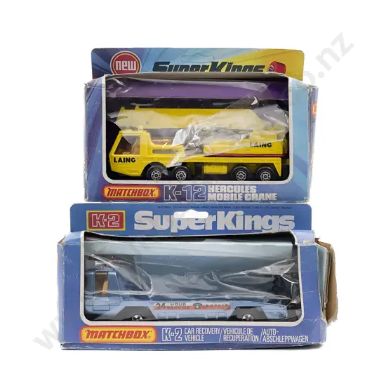 Matchbox Boxed Super Kings K-12 and K-2