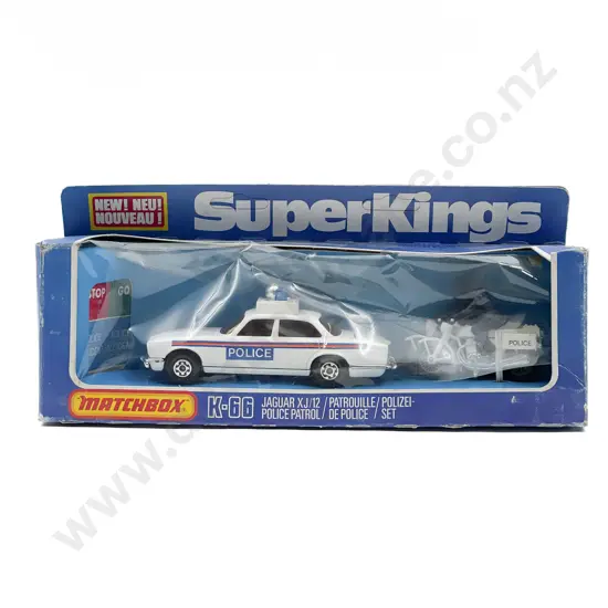Matchbox Boxed Super Kings K-66 Jaguar XJ/12 Police Patrol