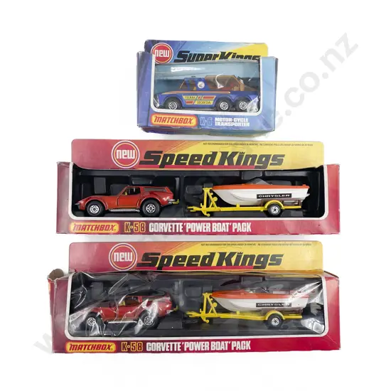 Matchbox Boxed Speed Kings K-58 x2 and Super Kings K-6