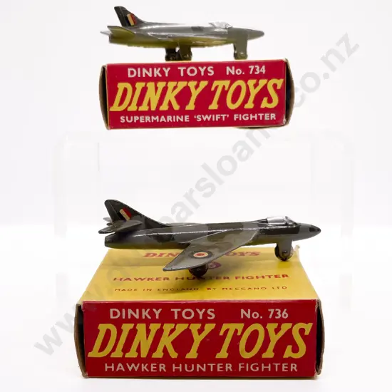 Boxed Dinky 734 and 736