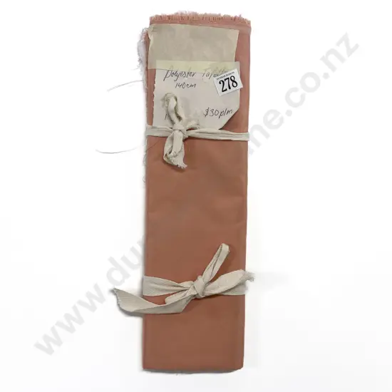 Remnant Piece Pink Polyester Taffeta