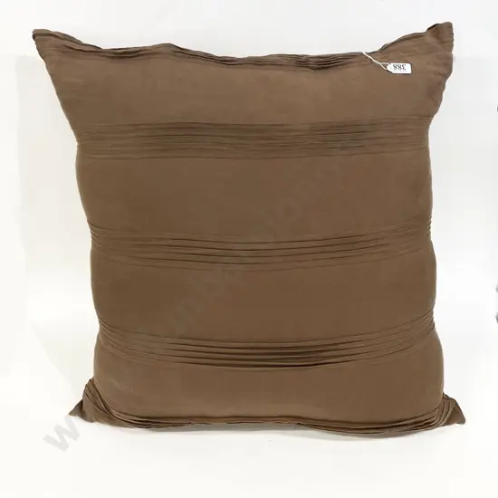 Pintucked Linen Cushion