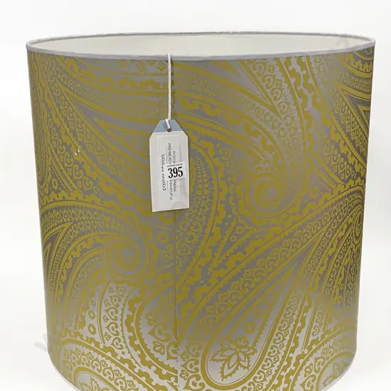 Metallic Paisley Wallpaper Shade