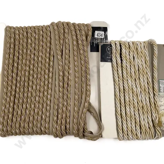 Two Remainder Lengths of Cord Braiding