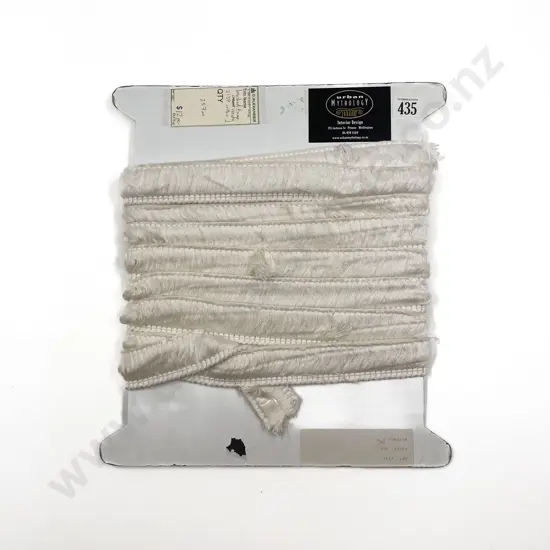 Ivory Cotton Brushed Fringe Remainder Length