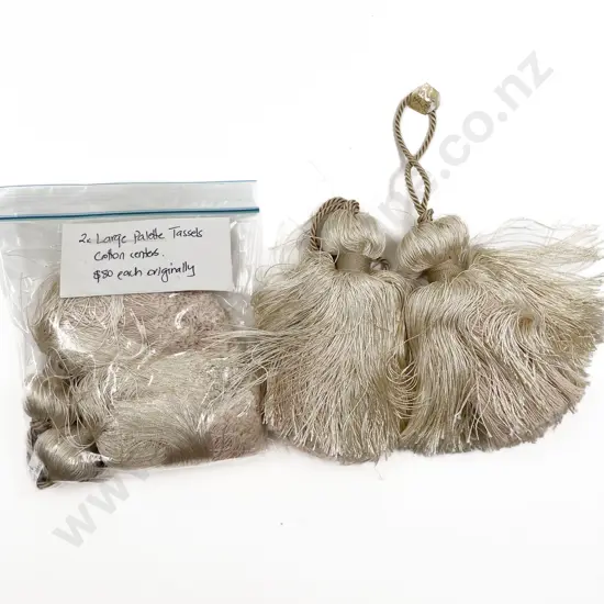 Four Large Palette Tassels