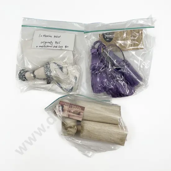 Five Various Large Tassels