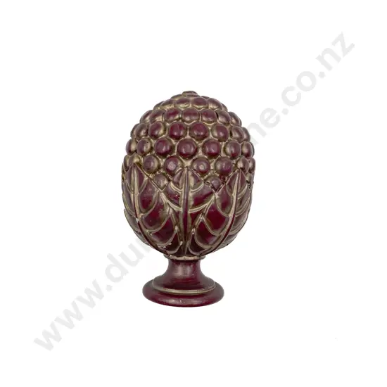 Single Metal Acorn Rod Finial