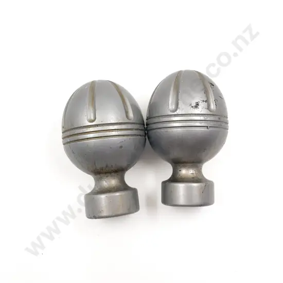 Pair Georgian Style Ball Finials