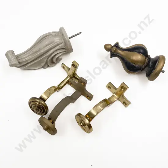 Various Rod Finials and Brackets