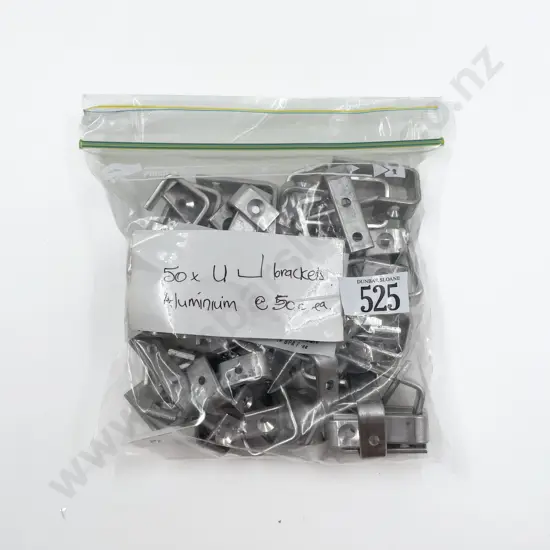Approx 50 L Shape Aluminium Brackets