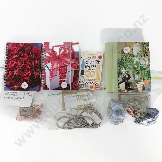 Various Designer Notebooks