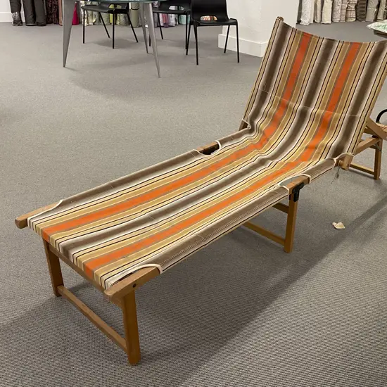 C1950's Brighton Beach Sun Lounger