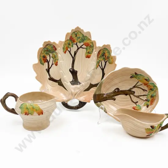 Assortment of Carlton Ware Including Two Dishes and Two Jugs