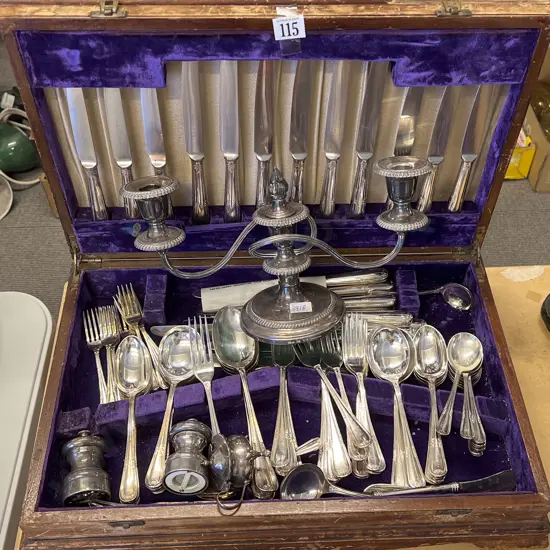 Canteen of Walker & Hall S/P Cutlery Together with Assorted S/P