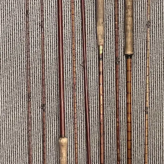 Three Assorted Vintage Fishing Rods