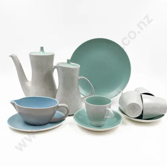 Poole Twin Tone Part Dinner Set Together with Extras