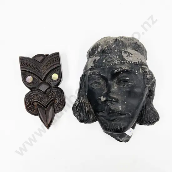 Wheku Head Door Knocker with Bust of Maori Women