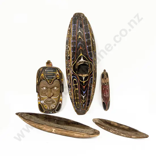 Three PNG Bowls With Two Masks