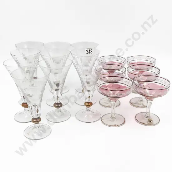 Quantity of Assorted Stemmed Glassware