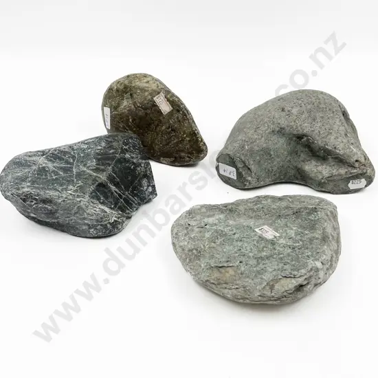 Four Pieces of Assorted Greenstone