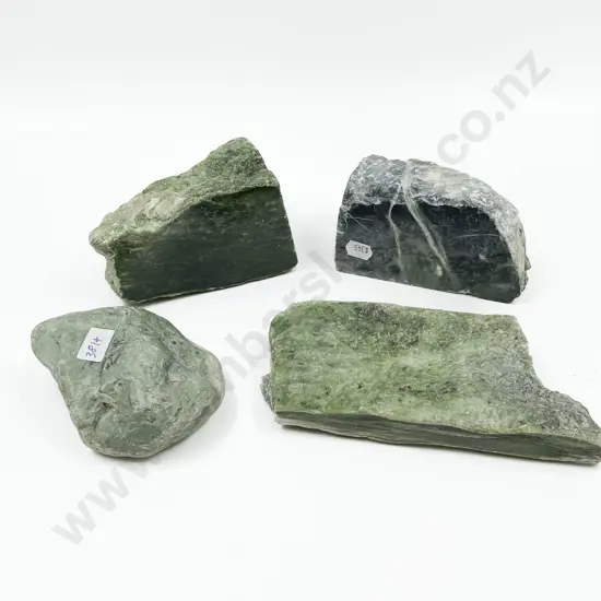 Four Pieces of Assorted Greenstone