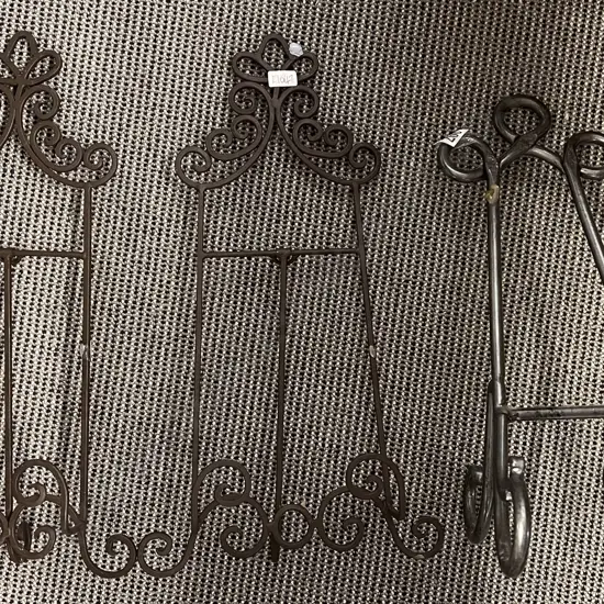 Three Assorted Tabletop Easels