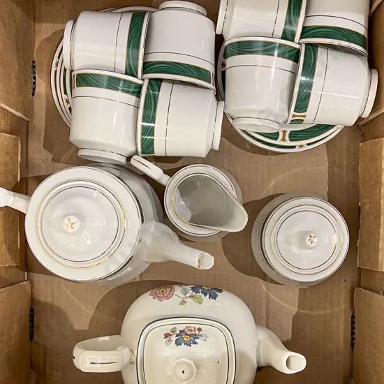 Box of Assorted Fancy China