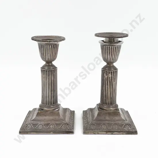 Pair of S/S Candlesticks