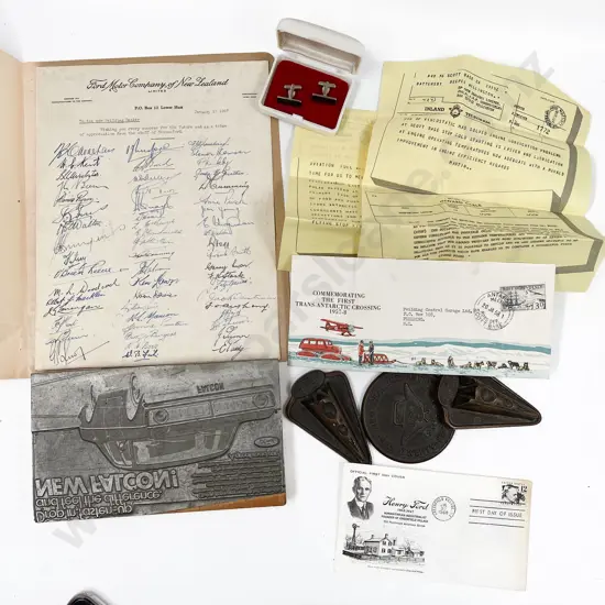 Quantity of Assorted Vintage Ford Memorabilia